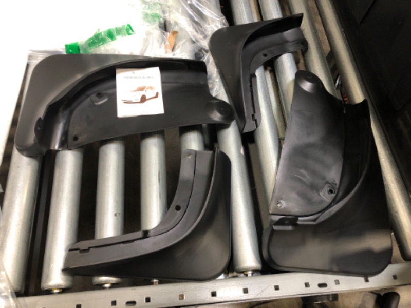 Photo 2 of BASENOR Tesla Model Y Mud Flaps Splash Guards (Set of Four) No Need to Drill Holes