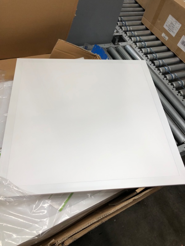 Photo 2 of 4 Pack 2X2 ft LED Flat Panel Light,45W with 5800 lumens,5500K White,Drop Ceiling Flat LED Light Panel
