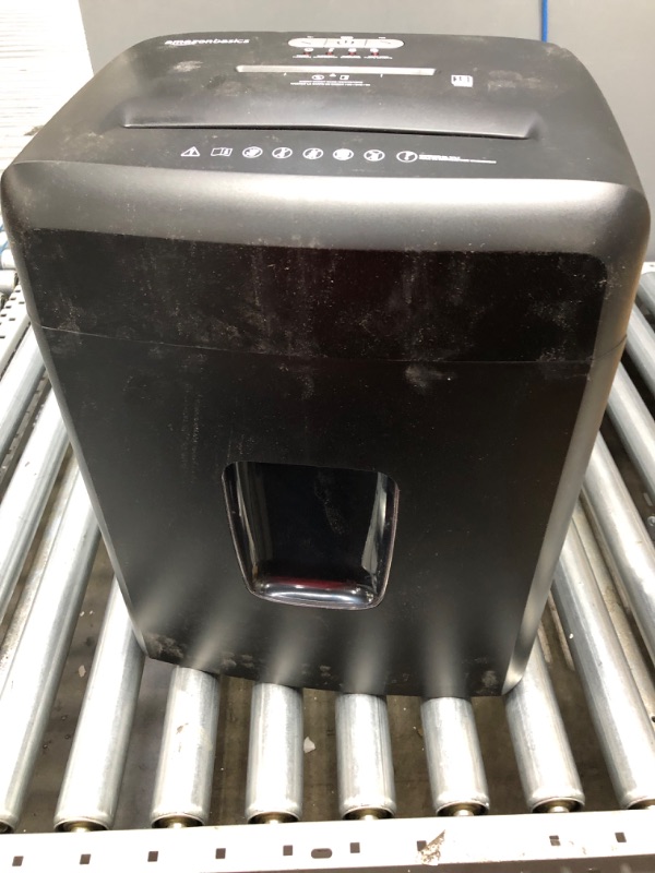 Photo 1 of Amazon Basics 18-Sheet Cross-Cut Paper, CD, and Credit Card Shredder
