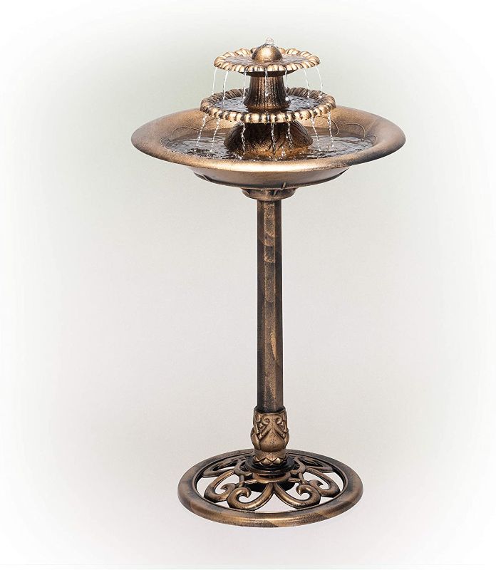 Photo 1 of Alpine Corporation TEC106-BZ Alpine Floor Fountain, 35", Bronze
