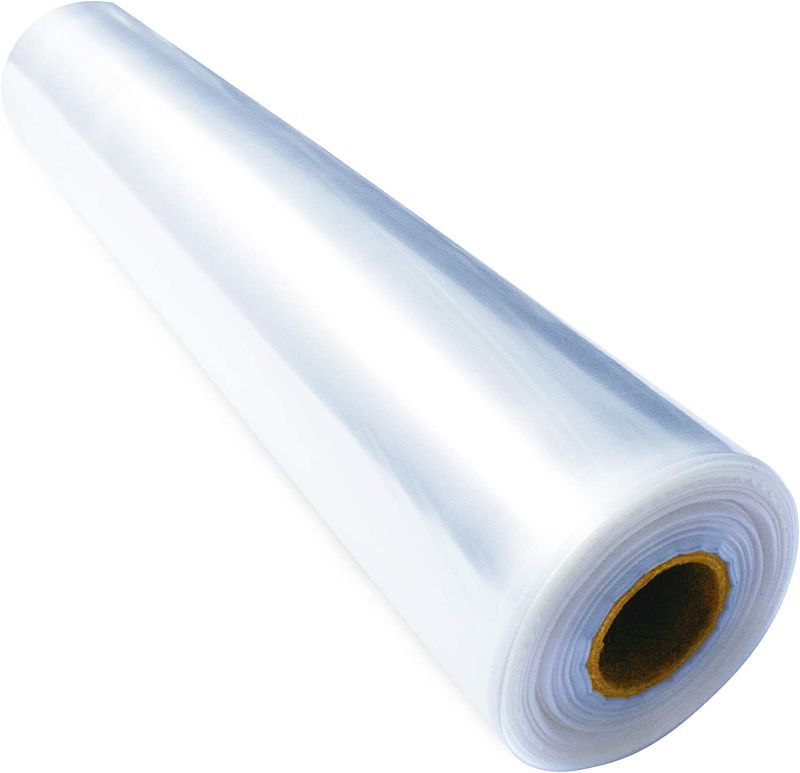 Photo 1 of 220 ft Clear Cellophane Wrap Roll (31.5 in x 220 ft) - Cellophane Roll - Clear Wrap Cellophane Bags - Clear Wrapping Paper to Wrap Gift Baskets - Clear Gift Wrap for Baskets - Cello Wrap
