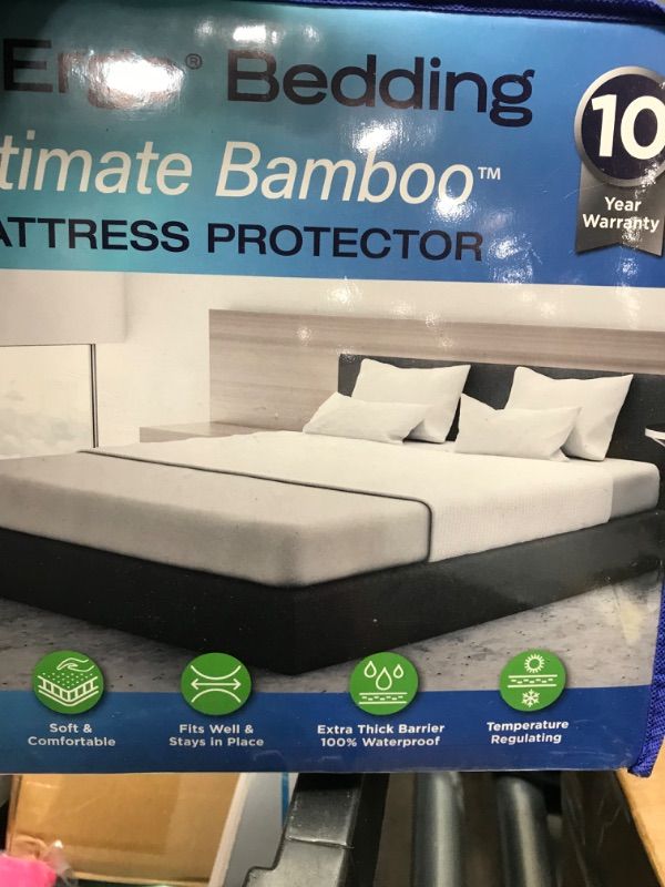 Photo 2 of Bamboo Mattress Protector –queen