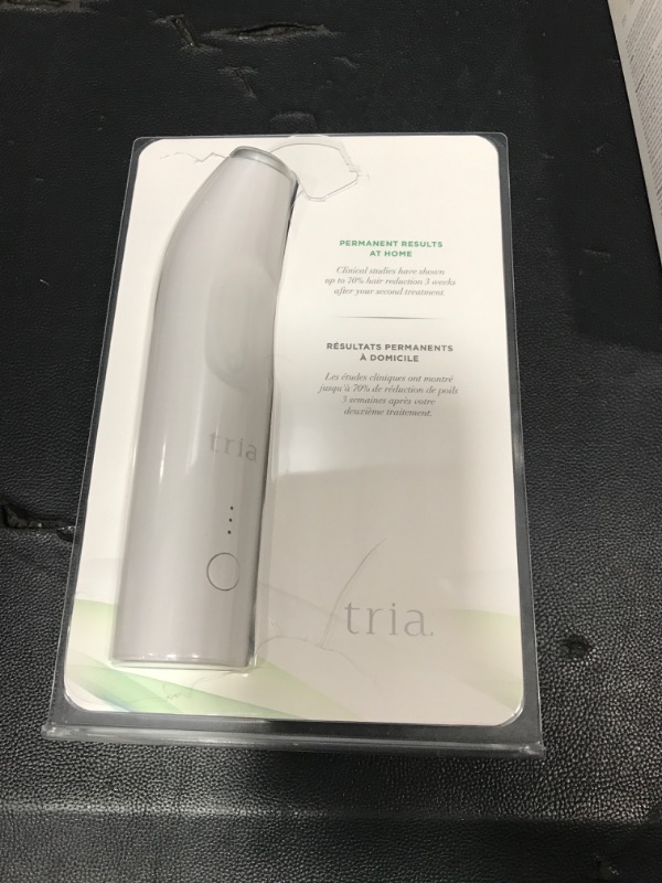 Photo 2 of DAMAGED*
Tria Beauty Diode Hair Removal Laser Precision- 20 Joules/cm2 High Energy Density - Contoured Design with Precise Wavelength for Women and Men
