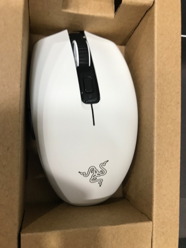 Photo 2 of Razer Orochi V2 Mobile Wireless Gaming Mouse: Ultra Lightweight - 2 Wireless Modes - Up to 950hrs Battery Life - Mechanical Mouse Switches - 5G Advanced 18K DPI Optical Sensor - White
