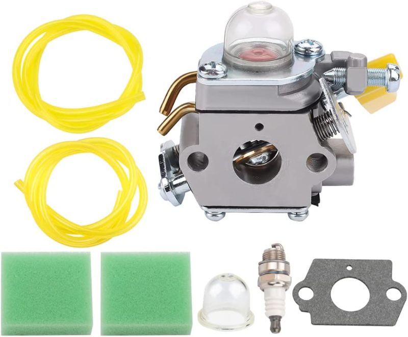 Photo 1 of 308054077 308054043 Carburetor for Ryobi EX26 SS26 SS30 Carburetor Homelite 308054015 308054028 308054034 309368003 985624001 25cc 26cc 30cc Hedge String Trimmer Blower Chainsaw & 900952001 Air Filter
