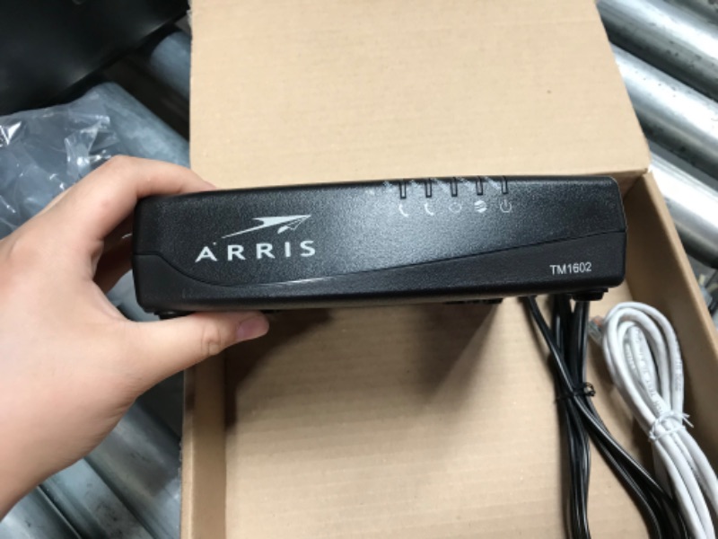 Photo 1 of ARRIS Touchstone TM1602A DOCSIS 3.0 Upgradeable 16x4 Telephony Modem for TWC & Optimum (Renewed)
