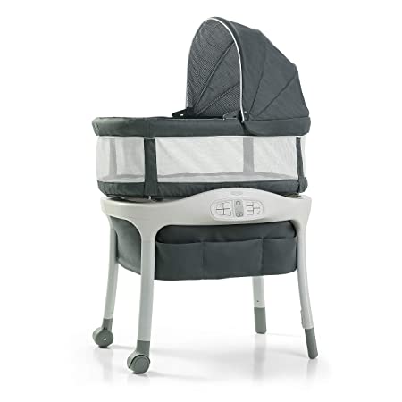 Photo 1 of ***PARTS ONLY***
Graco Sense2Snooze Bassinet with Cry Detection Technology | Baby Bassinet Detects and Responds to Baby's Cries to Help Soothe Back to Sleep, Ellison , 19 D x 26 W x 41 H Inch (Pack of 1)
