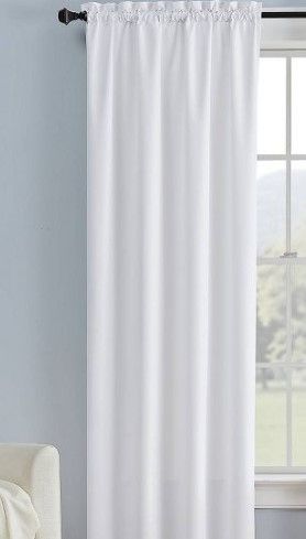 Photo 1 of 1pc Blackout Braxton Thermaback Window Curtain Panel - Eclipse

