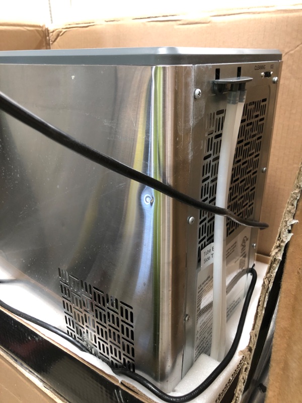 Photo 5 of GE Profile Opal | Countertop Nugget Ice Maker with Side Tank | Portable Ice Machine Makes up to 24 lbs. of Ice Per Day | Stainless Steel Finish
