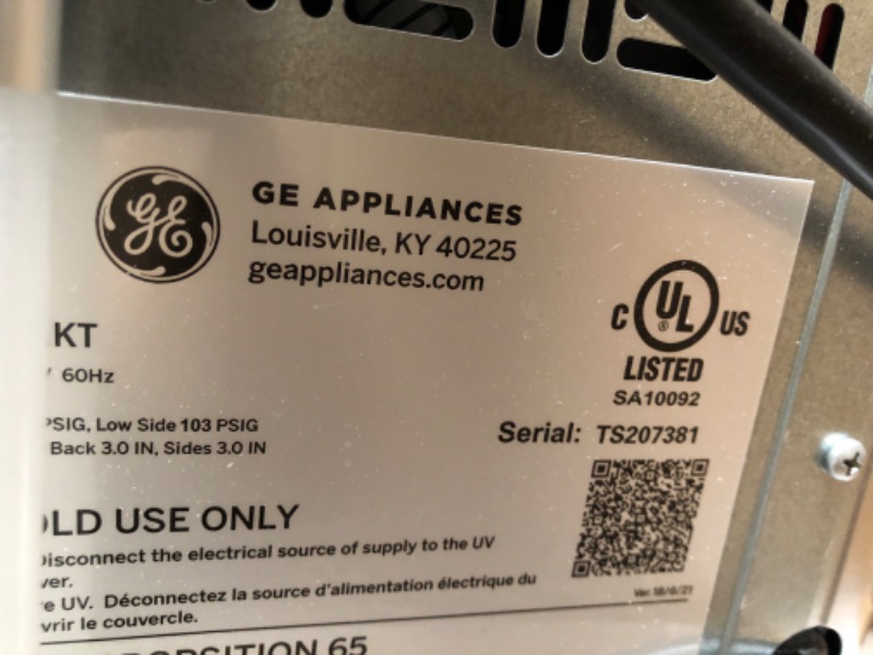 Photo 6 of GE Profile Opal | Countertop Nugget Ice Maker with Side Tank | Portable Ice Machine Makes up to 24 lbs. of Ice Per Day | Stainless Steel Finish
