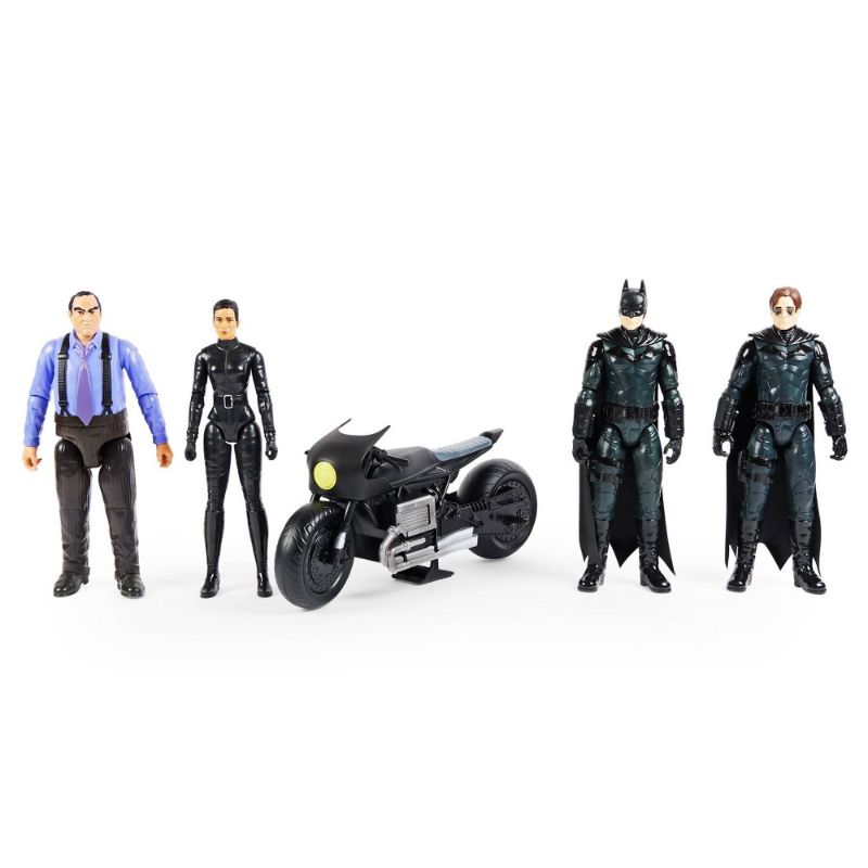 Photo 1 of DC Comics Batman Batcycle Pack with 4 Figures
