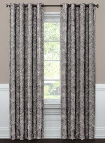 Photo 1 of 1 pc Blackout Curtain Panel Modern Stroke - Project 62™ - 95 X 50
