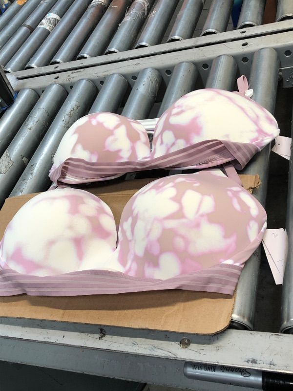 Photo 2 of 2 OF-Women's Wirefree Push-up Bra - Auden™ Orchid Leaves- 34B 
