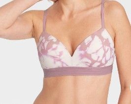 Photo 1 of 2 OF-Women's Wirefree Push-up Bra - Auden™ Orchid Leaves- 34B 
