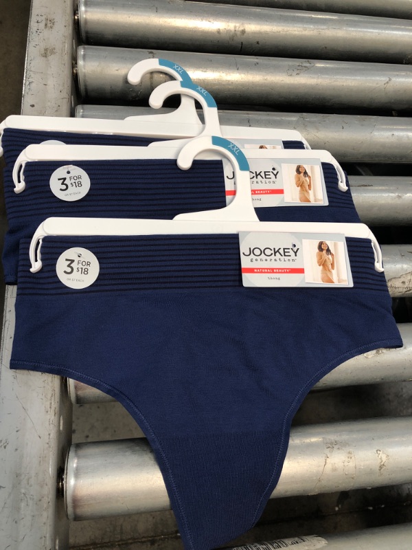 Photo 1 of 3 OF- Jockey Generation™ Women's Natural Beauty Thong - XXL
