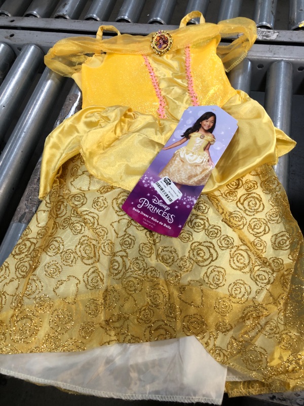 Photo 3 of Disney Princess Belle Dress- SIZE:4-6

