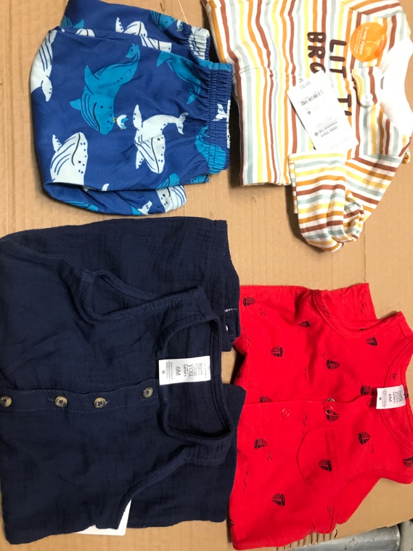 Photo 1 of Bundle of 4- assorted baby clothes - sizes NB, 6M, 4T 