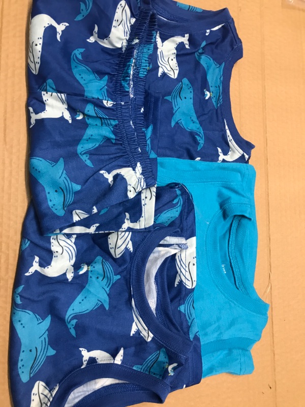 Photo 2 of Carter's Just One You® Baby Boys' 4pc Whale Pajama Set - Blue SIZE 4T 