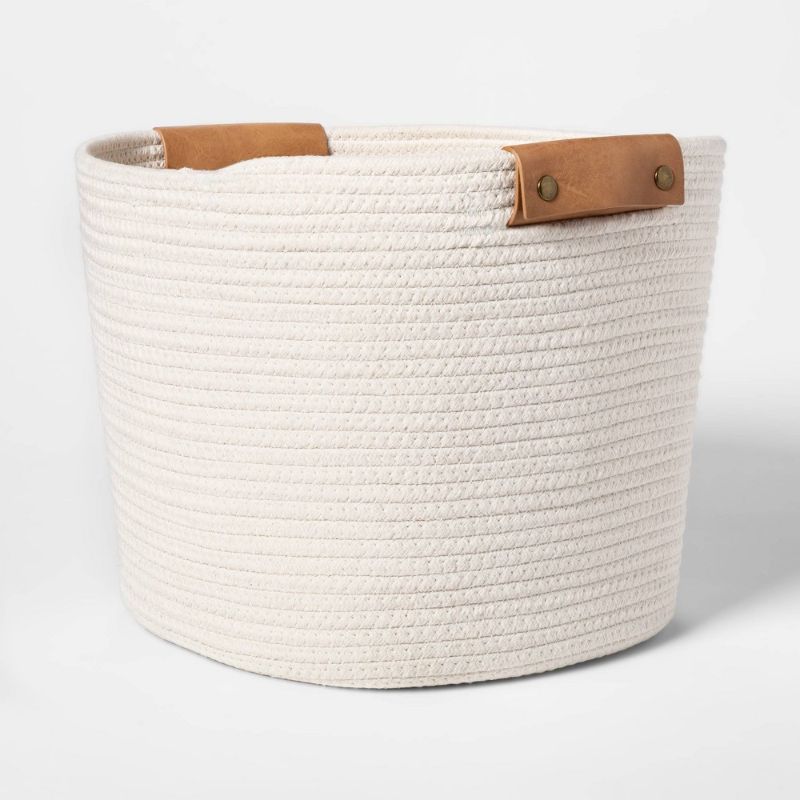 Photo 1 of 13" Decorative Coiled Rope Basket - Brightroom™

