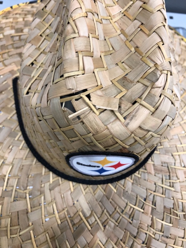 Photo 3 of FOCO NFL Team Logo Floral Straw Sun Hat