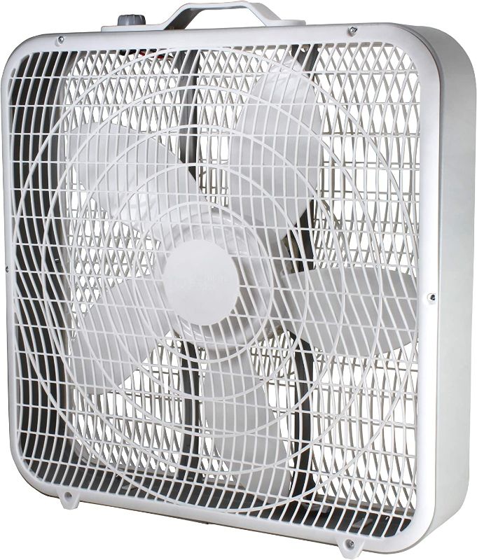 Photo 1 of Comfort Zone CZ200A 20" 3-Speed Box Fan for Full-Force Air Circulation