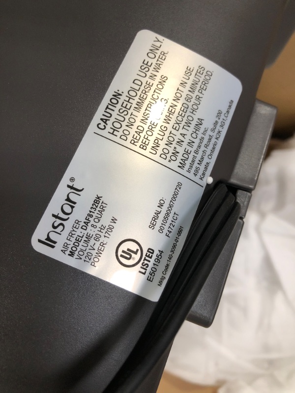 Photo 1 of COSORI Air Fryer 6.8 Qt, Large Oven with Dual Blaze Tech - No Shaking & No Preheating, Precise Temperature Control and Even Cooking Results, 12-in-1 with Airfryer, Roast, Broil, Bake, Quick, 1750W
