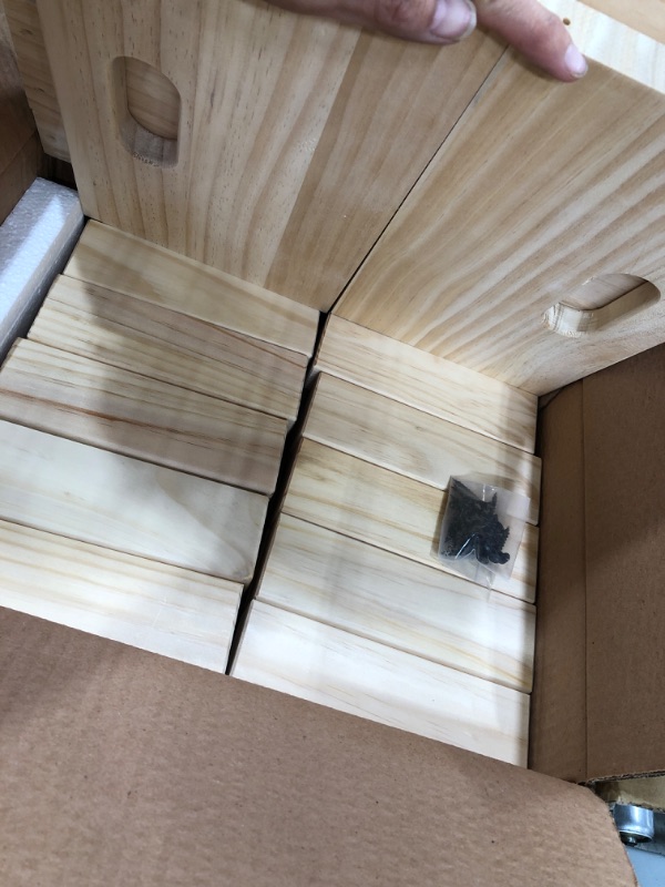 Photo 3 of SWOOC Games - Giant Tower Game | 60 Large Blocks | Storage Crate / Outdoor Game Table | Starts Over 2.5ft Big | Max Height of 5ft | Genuine Jumbo Toppling Yard Games | Jumbo Backyard Set
