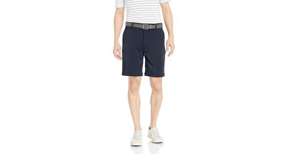 Photo 1 of Essentials Men's Standard Classic-Fit Stretch Golf Short,, Navy, Size 38
