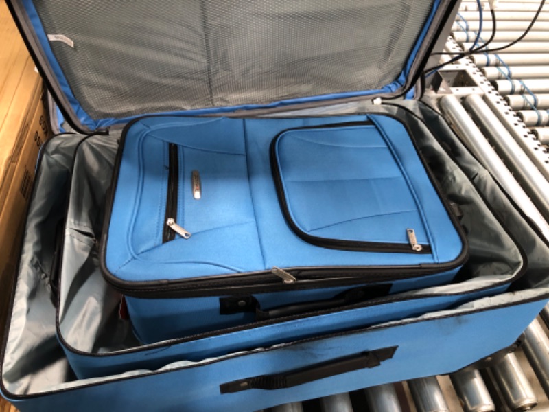 Photo 3 of Rockland 4 Piece Luggage Set; Blue