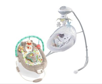 Photo 1 of Fisher-Price Sweet Snugapuppy Dreams Cradle N Swing
