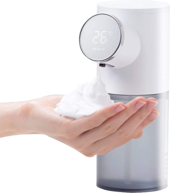 Photo 1 of Automatic Foaming Soap Dispenser,Upgraded Foam Hand Soap Dispenser with Display,1500mAh Rechargeable Soap Dispenser Touchless with Infrared Sensor