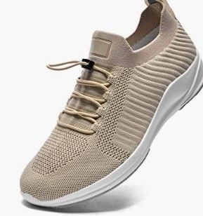 Photo 1 of Ahico Mens Walking Shoes Fashion Sneaker Breathable Mesh Non-Slip Lightweight Slip On Sport Shoes for Casual Size(12)
