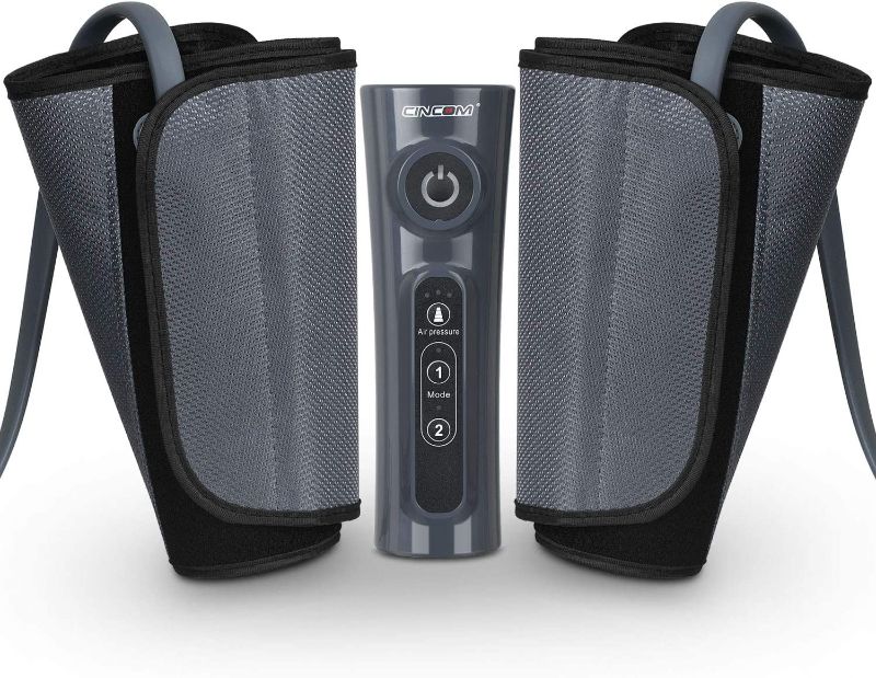 Photo 1 of CINCOM Leg Massager for Circulation Air Compression Calf Massager with 2 Modes 3 Intensities and Helpful for RLS and Edema Muscles Relaxation?FSA or HSA Approved?
