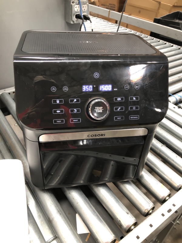 Photo 2 of (LIKE NEW; MISSING MANUAL, ALL ACCESSORIES) COSORI Smart Air Fryer, 14-in-1 Large Air Fryer Oven XL 7QT with 7 Accessories for Pizza Toast Dehydrate Bake, 12 Presets, Preheat, Shake Reminder & K
