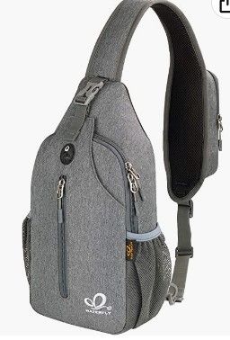 Photo 1 of WATERFLY Crossbody Sling Backpack Sling Bag Travel Hiking Chest Bag Daypack
