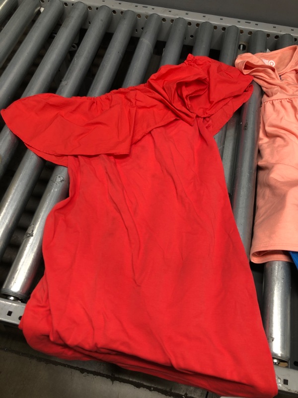 Photo 1 of **Small bundle**
Orange dress S
Girls swimwear  5T
Pink Dress 4/5
