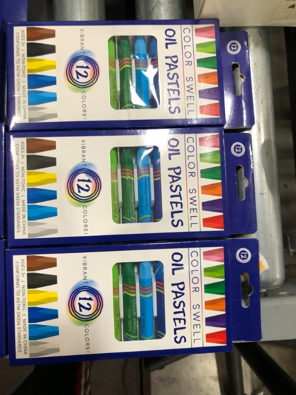 Photo 1 of Color Swell Bulk Oil Pastels 18 Packs of 12 Count Vibrant Colors (216 total) Teacher Quality Durable for Families Class Party Favors