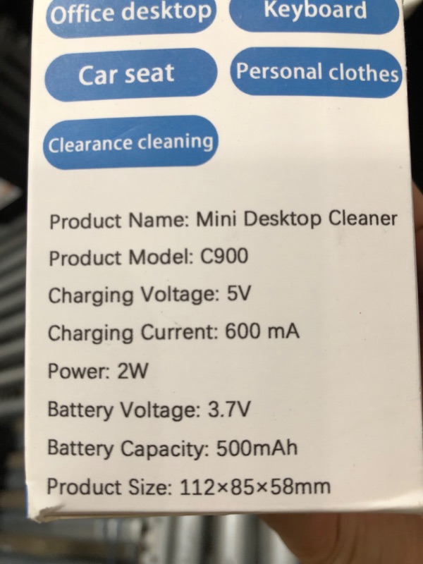 Photo 6 of Desktop Vacuum Cleaner USB Charging with Vacuum Nozzle Cleaning Brush, Detachable Design & Portable Mini Table Dust Vaccum Cleaner, Best Cleaner for Cleaning Dust, Crumbs, Piano, Computer, Car Etc