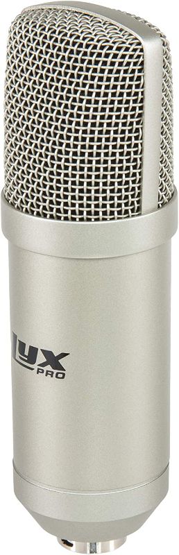 Photo 1 of LyxPro Condenser Microphone for Studio, Vocals, Instruments, Podcasting and Professional Recordings with Shockmount and XLR Cable
