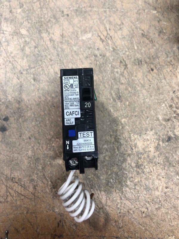 Photo 1 of 20 Amp AFCI/GFCI Dual Function Circuit Breaker
