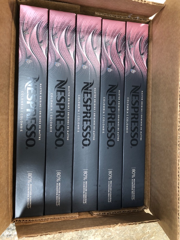 Photo 2 of ***Exp: 11/30/2022***Nespresso Capsules OriginalLine, Colombia Master Origin, Medium Roast Coffee, 50 Count Coffee Pods, Brews 1.35oz, 50 Count (Pack of 1)