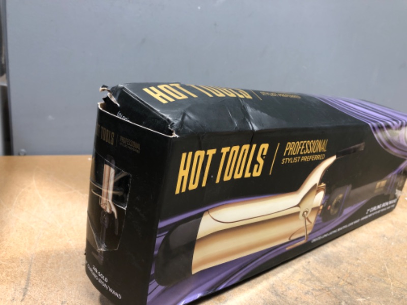 Photo 2 of Hot Tools Pro Artist 24K Gold Jumbo Curling Iron | Long Lasting, Defined Curls (2 in)