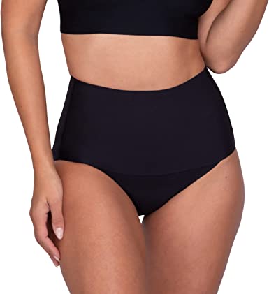 Photo 1 of ***Color: Black, Size: X-Small*** Proof® High Waisted Smoothing Brief Leak Resistant Underwear - Super Light Absorbency