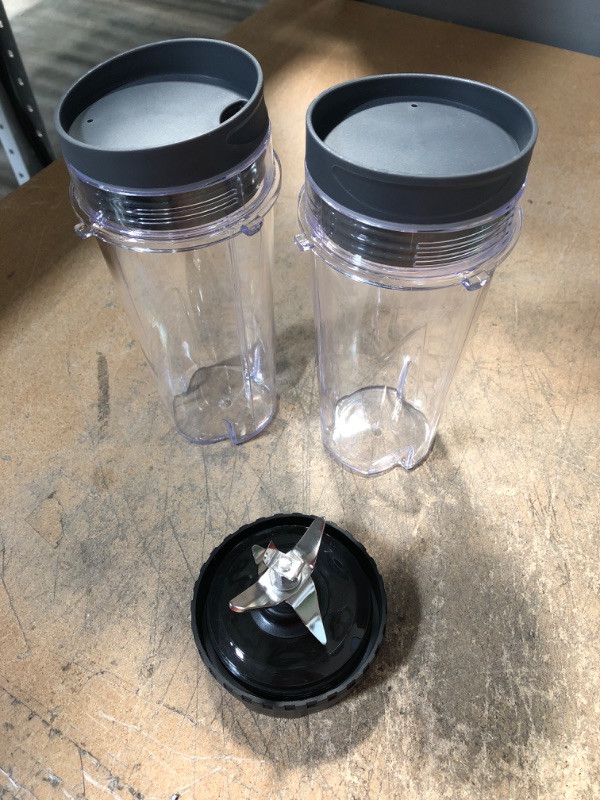 Photo 1 of 2 Replacement Blender Cups,  Size 6in Height ***3 Items***