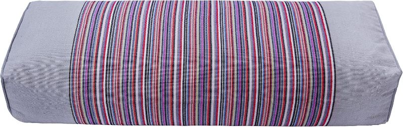 Photo 1 of JOERRES Buckwheat Pillow 100% Organic Coarse Cloth Package. The Pillowcase Has Massaging Effect.Improve Sleep Quality. (Grey)