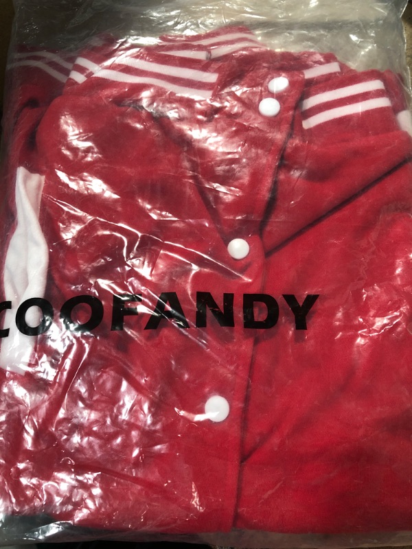 Photo 3 of ***Size: M*** COOFANDY Mens Fashion Varsity Jacket Causal Slim Fit Cotton Bomber Jackets