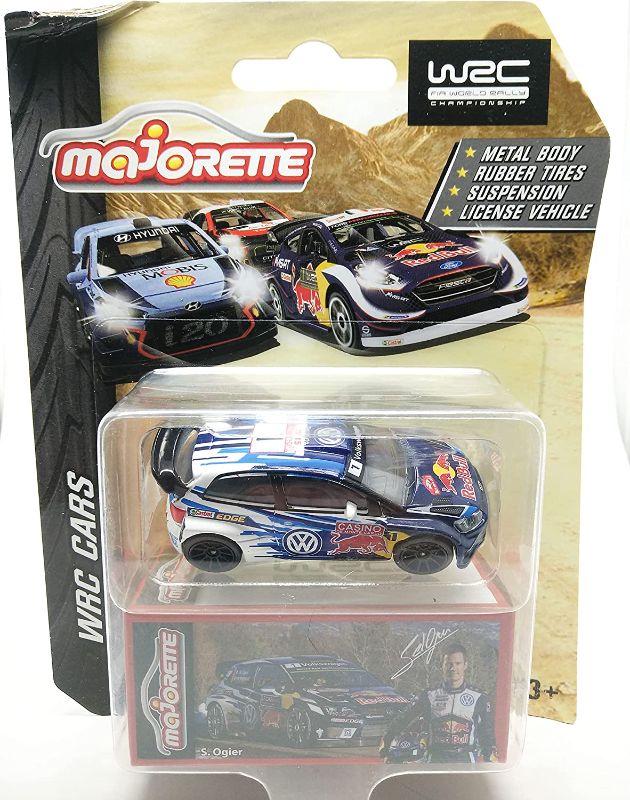 Photo 1 of Diecast Car Majorette Car 1/64 - Volkswagen Polo R WRC Cars Series Scale 1/57 (3 inches) Package with Box