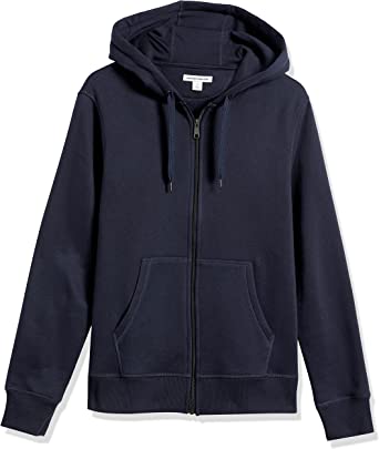 Photo 1 of Amazon Essentials Men's Full-Zip Hooded Fleece Sweatshirt L 