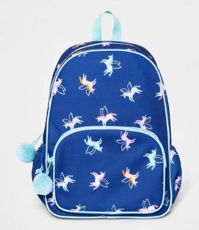 Photo 1 of Kids' Unicorn Print Backpack - Cat & Jack™ Navy

