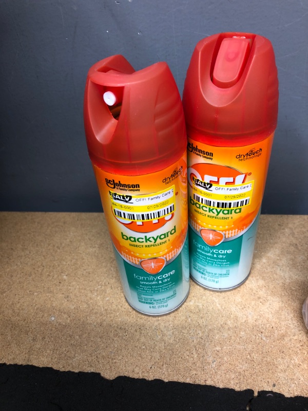 Photo 2 of **SET OF 2** OFF! Backyard FamilyCare Insect Repellent I Smooth & Dry 6 Oz 1 Ct
